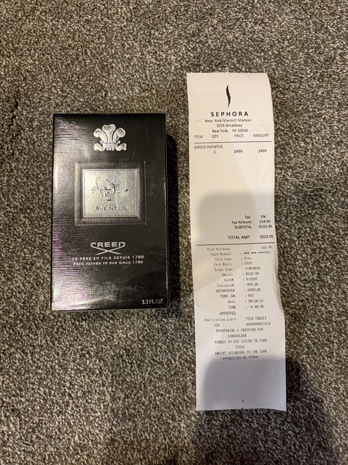 *Sealed* Creed Aventus 100mL