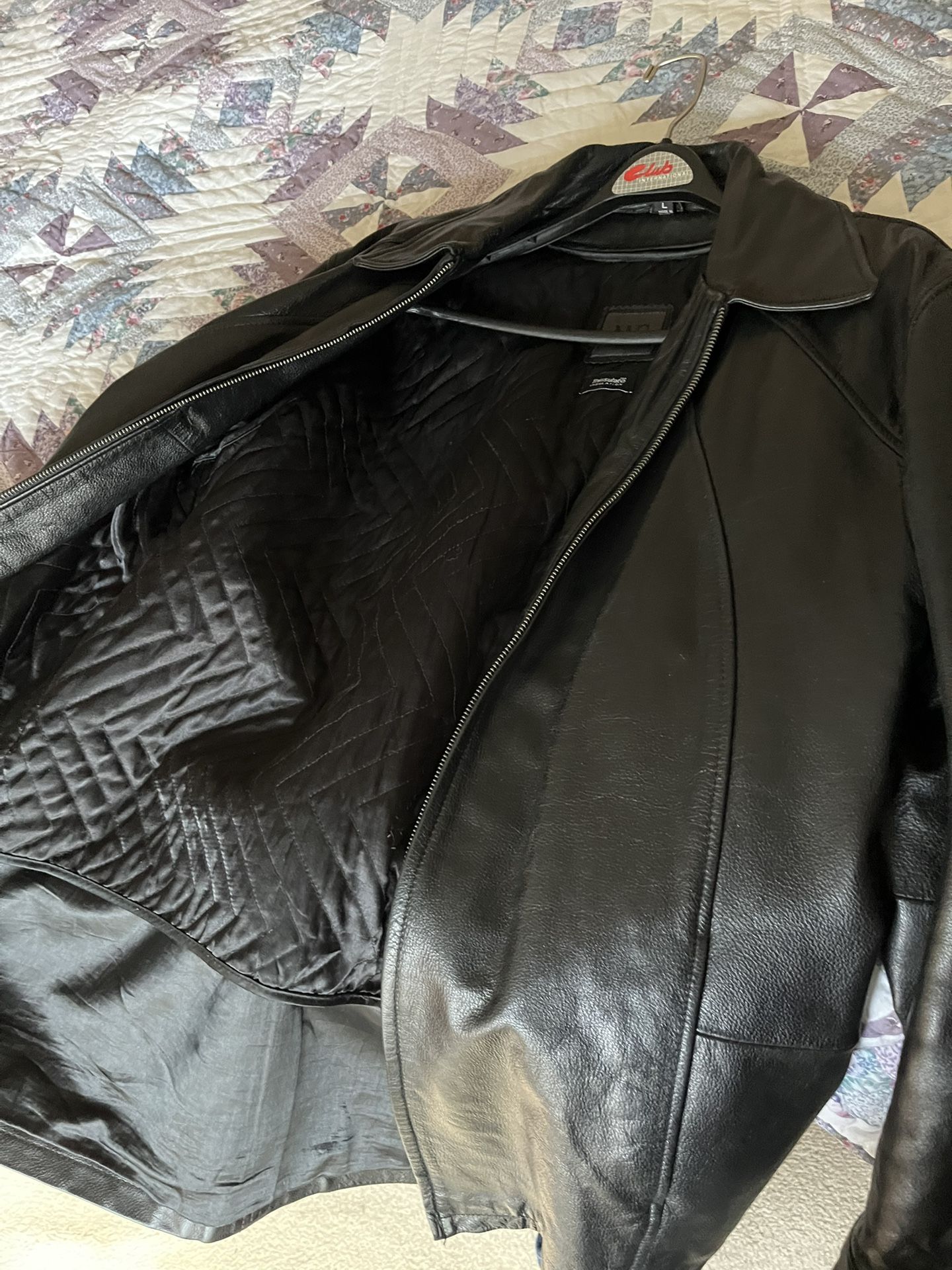 Black Leather Full Length $60