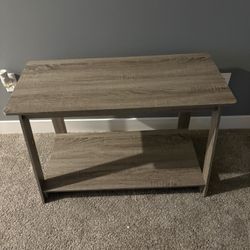 Oak Grey Tv Stand 