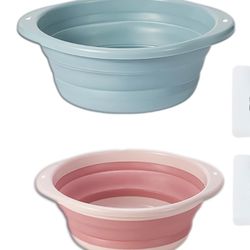Foldable washbasins