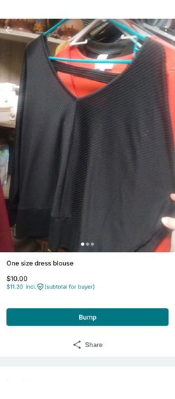 One size dress blouse