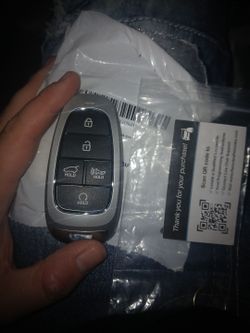 5 button Hyundai Santa Fe key fob