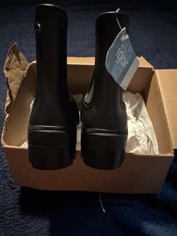 Igor Black Rain Boots with Tags