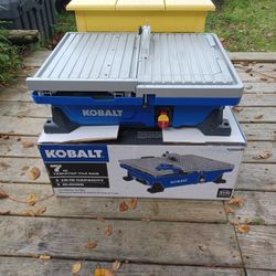 Kobalt 7in 6amp Tile Saw