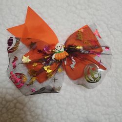 Girl's Halloween Bow 