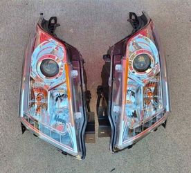 10-16 Cadillac Srx LED DRL Projector Headlights Luces Focos Micas Faros Faroles Headlamps