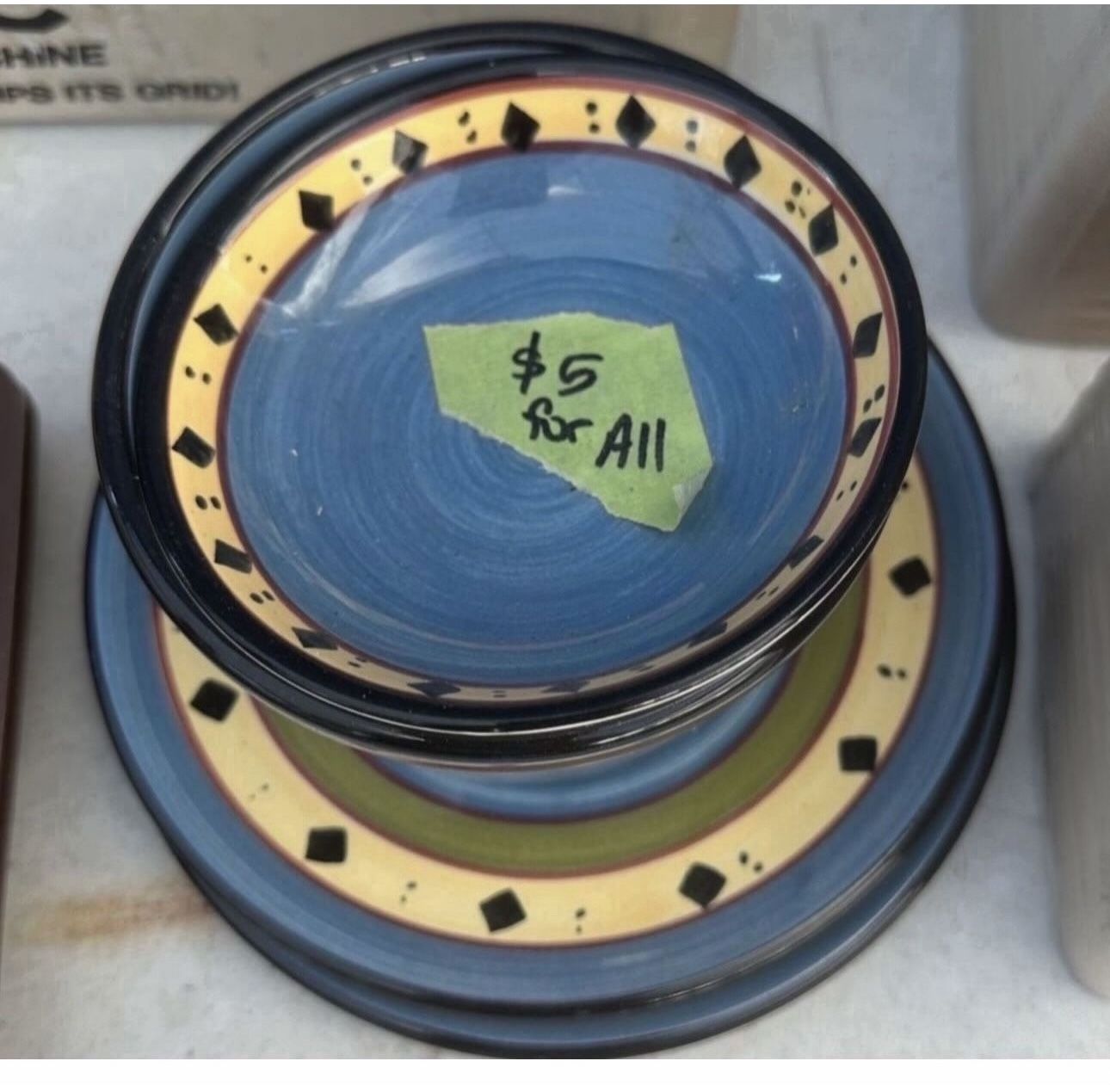 Dishes, Cups And Jugs