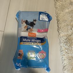 Hearts disposable Male wraps(doggie Diapers)