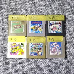 Gameboy Games Lot