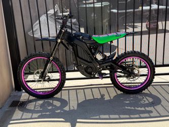 Electric Dirt Bike with Customs set up