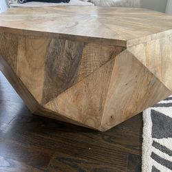 Kirklands Natural Mango Wood Coffee Table