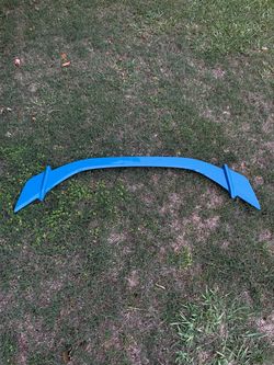 2013~2016 Subaru BRZ OEM Trunk Spoiler Wing Rare Hyper Blue Color