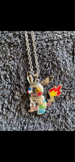 Pickachu chain necklace