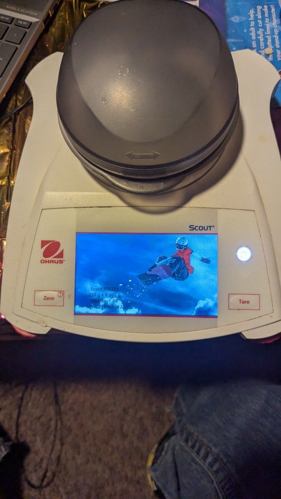 Ohaus STX223 Scout STX Portable Balance, 220 g x 0.001 g, Touchscreen