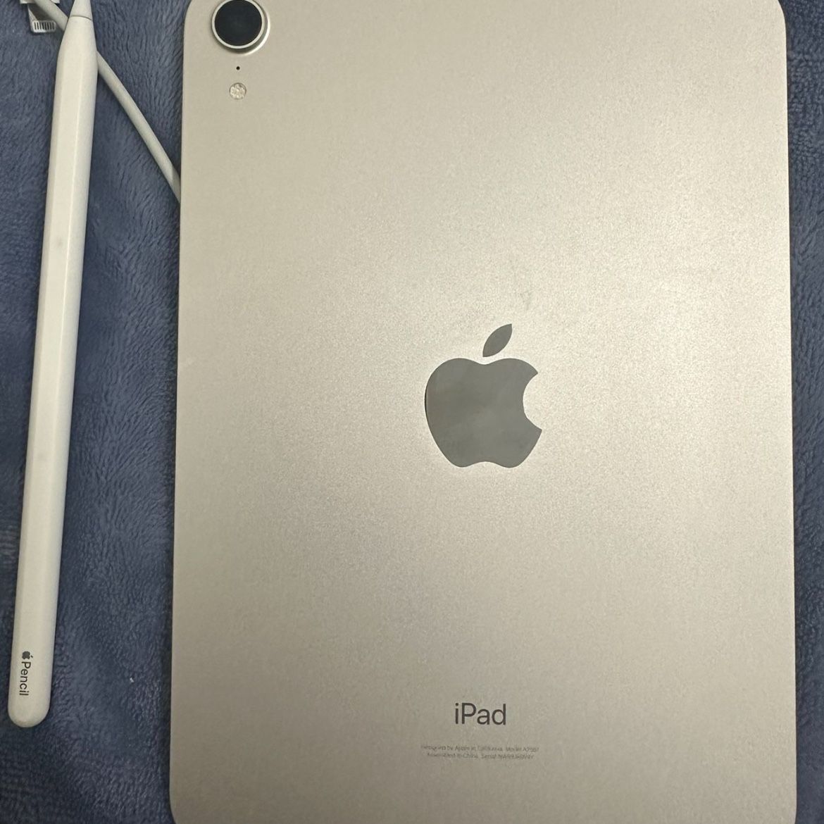 iPad Mini 6 with Apple Pencil and Folio Case 