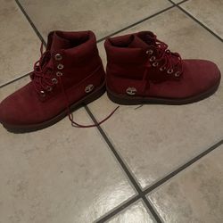 Red Timberland Boots