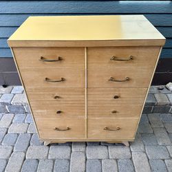 Solid Wood Mid Century MCM Dresser