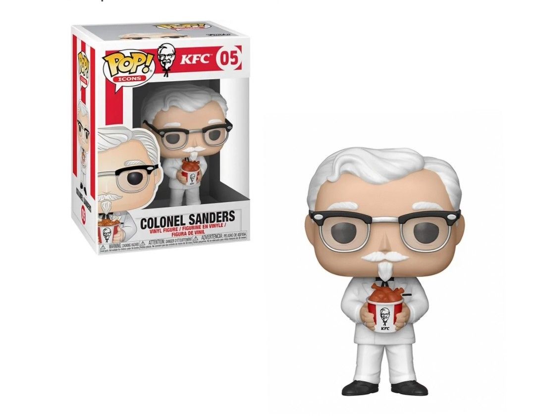 NEW Funko POP! Colonel Sanders 05 (Bucket of Chicken) KFC Kentucky Fried Chicken