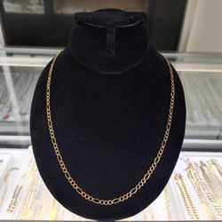 10k Solid Gold Figa Necklace 7.1 Grams 24 Long Layaway Available 10% Down If You Interested Please Make Sure You Ask For Maribel Thank You 