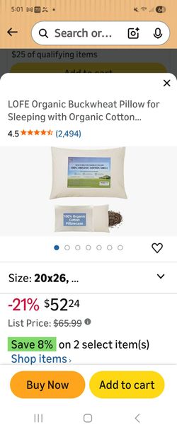 Buckwheat Pillow Organic