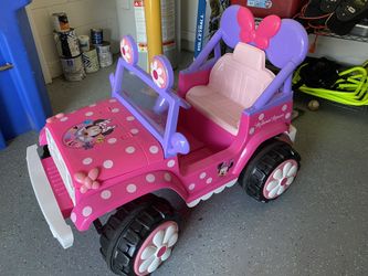 Kids Minnie Mouse Ride-On Jeep