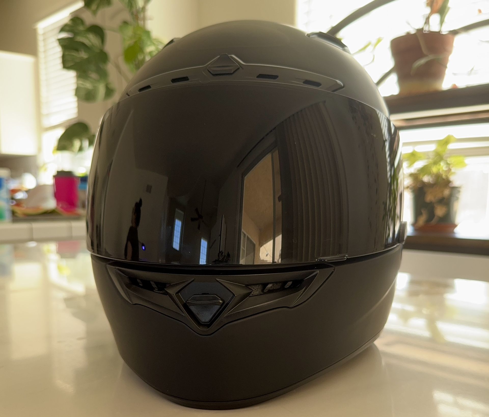 Visor Bell Blackout Helmet Bell Qualifier DLX Blackout Motorcycle Street  Helmet Blackout Matte Black  Richmond Honda