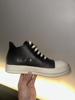 RICK OWENS Black Porterville Low Sneaks Sneakers
