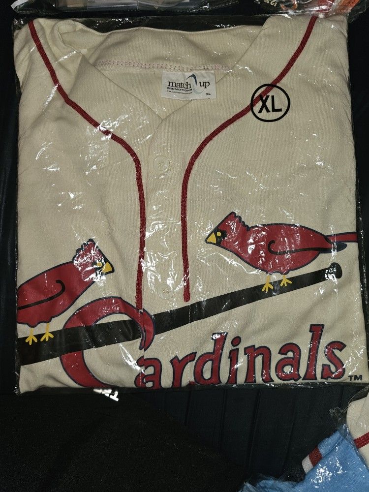 St Louis Cardinals Xtra Large New White Jersey