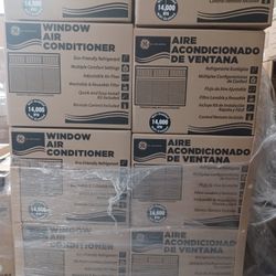 14000btu Windows Ac By GE WiFi Smart.  Complete Set New In Box With Warranty 