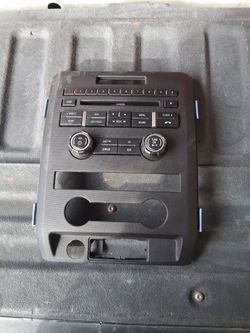 Part of the dash for the radio unit
