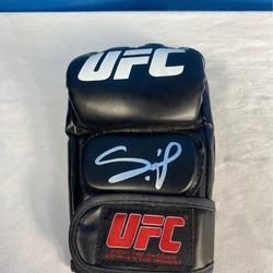 Francisq Ngannou Signed UFC Glove Autographed BAS COA