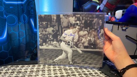 Don Matthews baseball player picture signed