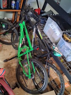 Two mtb bikes
