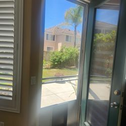 Custom Size Screen Door With Dog Door