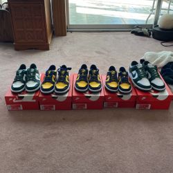 Nike Michigan And Michigan State Dunks
