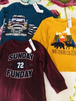 new with taggs size 3t boys long sleeve shirts