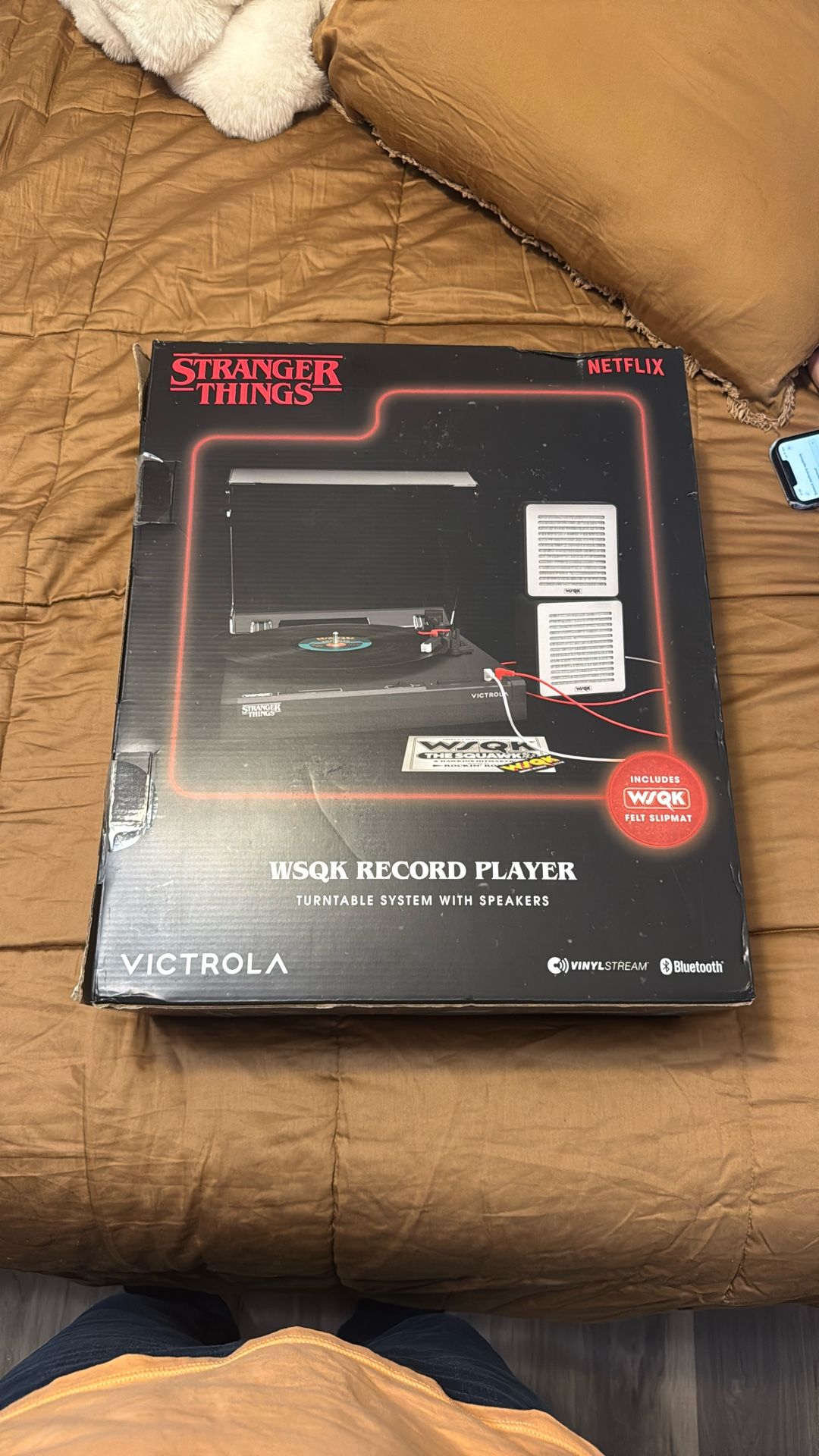 Limited Edition.STRANGER THINGS record Vinyl Record Player