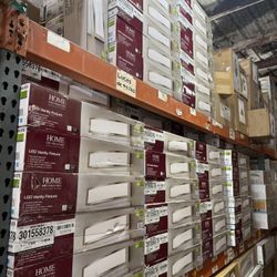 Hampton Bay Woodbury 24.5 in. Brushed Nickel Linear LED Vanity Light Bar