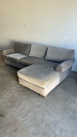 Restoration Hardware Lancaster Velvet Sofa -Delivery Available