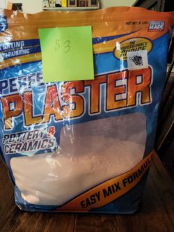 3.5 lbs plaster, homeschool art
