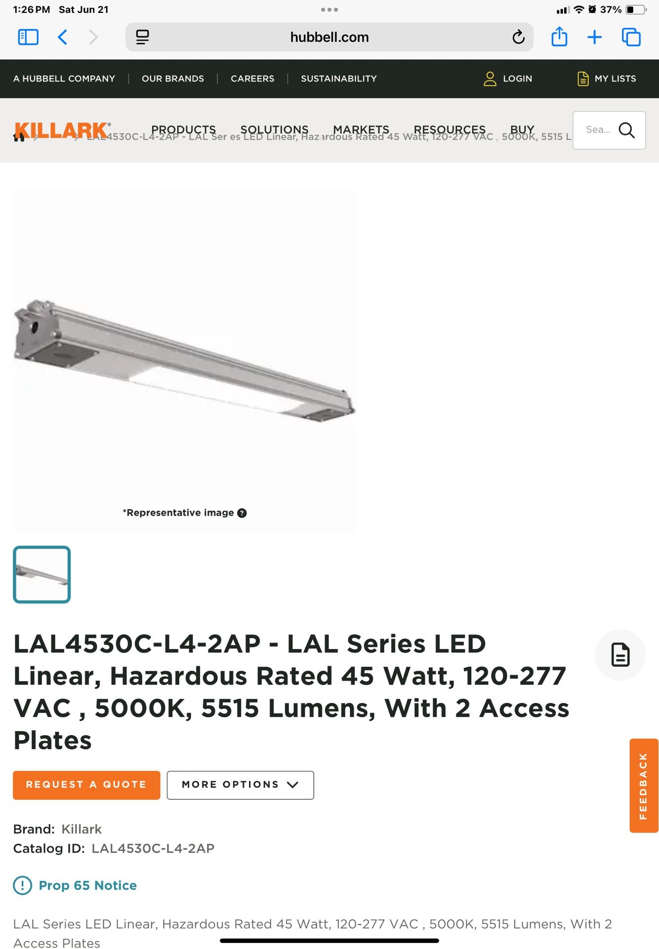 Linear LED Light