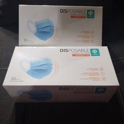 Disposable Protective Face Masks 2pk