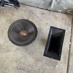 Bumper 15”speaker peavey horn