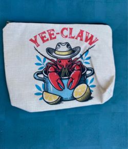 YEE-CLAW Makeup Bag Cowboy Lobster