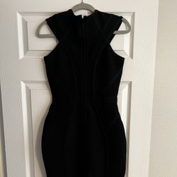 Women’s black bodycon bandage dress