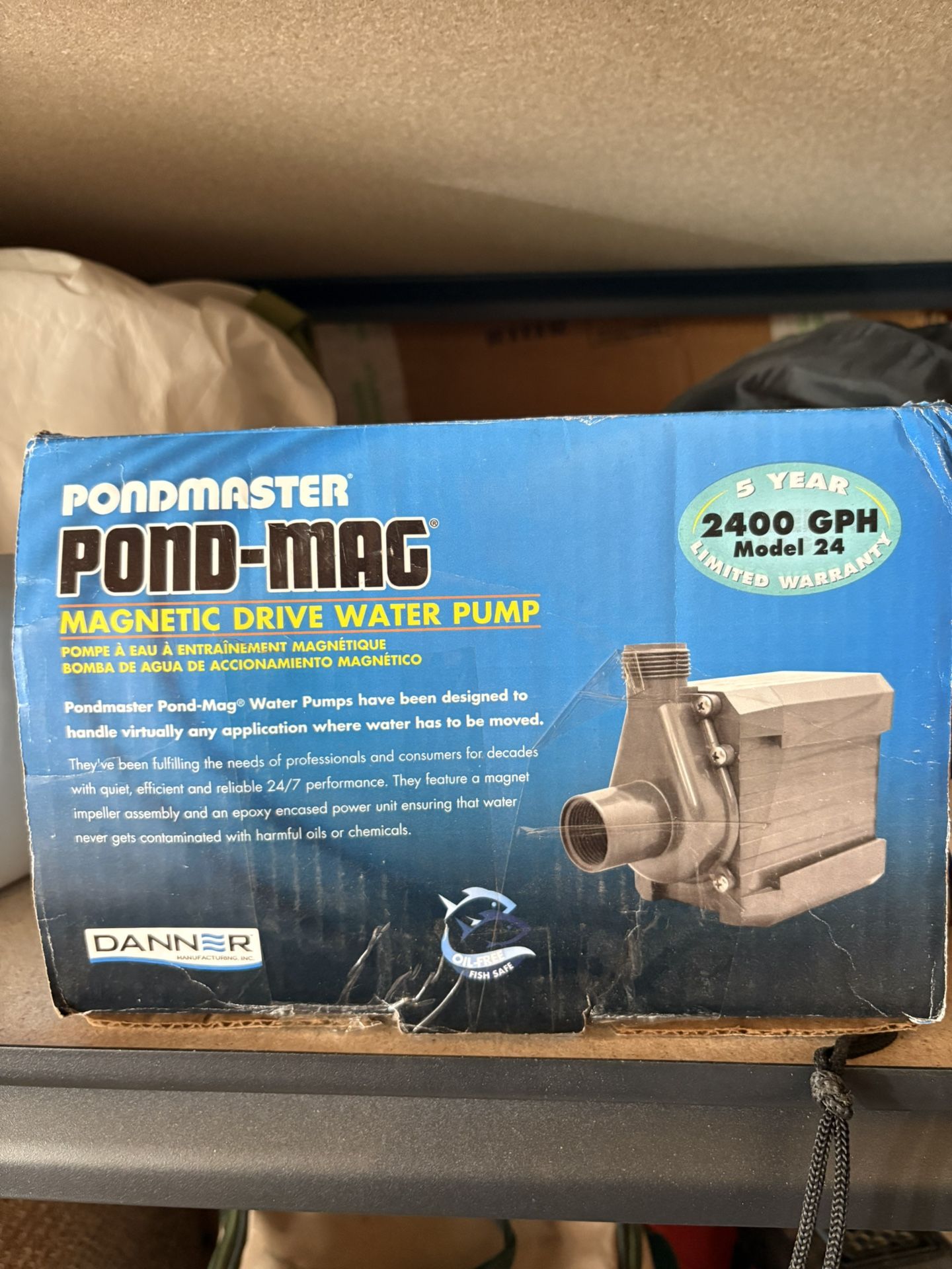 Pond-Mag Model 24 2400 GPH