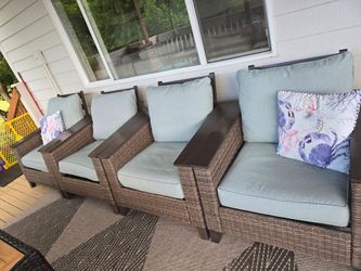 Outdoor 4 chairs set