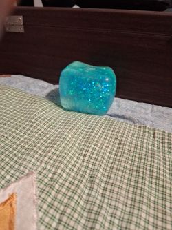 Blue squishy Cube