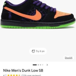 Nike Men Dunk Low SB Night Of  Mischief 