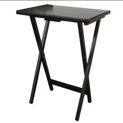 Foldable Tray Table Black